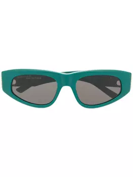 Balenciaga Eyewear солнцезащитные очки Dynasty в оправе 'кошачий глаз', серый