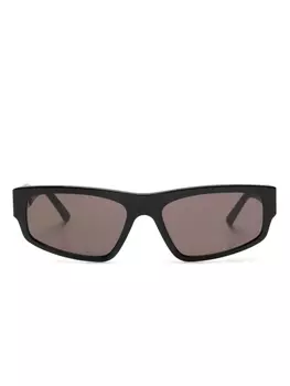 Balenciaga Eyewear солнцезащитные очки Everyday в D-образной оправе, черный