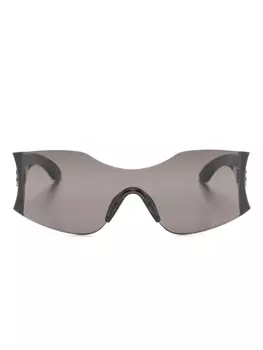 Balenciaga Eyewear солнцезащитные очки Houglasses в массивной оправе, черный