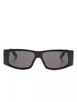 Balenciaga Eyewear солнцезащитные очки Led Frame с логотипом, черный