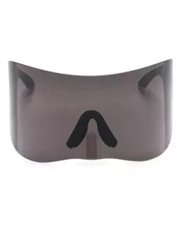 Balenciaga Eyewear солнцезащитные очки-маска, черный