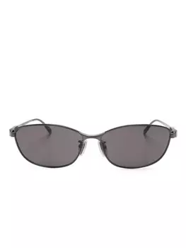Balenciaga Eyewear солнцезащитные очки Mercury в овальной оправе, черный