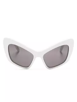 Balenciaga Eyewear солнцезащитные очки Monaco в оправе 'кошачий глаз', белый