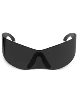 Balenciaga Eyewear солнцезащитные очки Panther Mask, черный