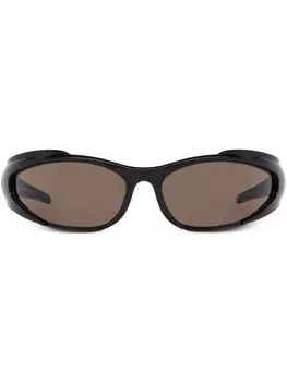 Balenciaga Eyewear солнцезащитные очки Reverse Xpander в прямоугольной оправе, черный