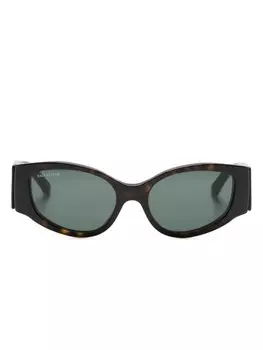 Balenciaga Eyewear солнцезащитные очки Rive Gauche в оправе 'кошачий глаз', коричневый