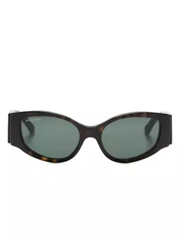 Balenciaga Eyewear солнцезащитные очки Rive Gauche в оправе 'кошачий глаз', коричневый
