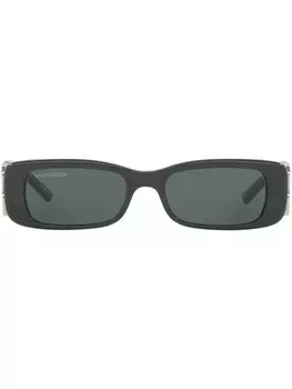 Balenciaga Eyewear солнцезащитные очки с логотипом BB, зеленый