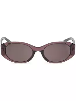 Balenciaga Eyewear солнцезащитные очки с логотипом, фиолетовый