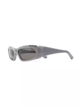 Balenciaga Eyewear солнцезащитные очки с логотипом, серый