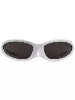 Balenciaga Eyewear солнцезащитные очки Skin Cat, белый