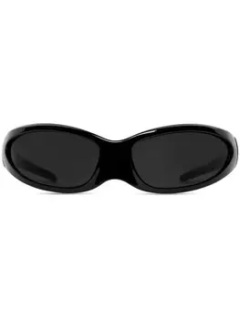 Balenciaga Eyewear солнцезащитные очки Skin Cat, черный