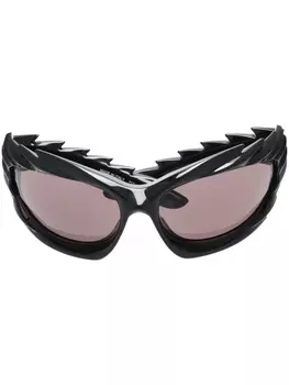 Balenciaga Eyewear солнцезащитные очки Spike, черный