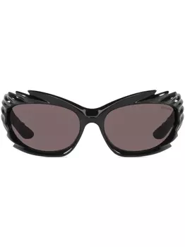 Balenciaga Eyewear солнцезащитные очки Spike, черный