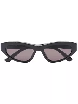 Balenciaga Eyewear солнцезащитные очки Twist с логотипом, черный