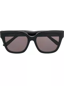 Balenciaga Eyewear солнцезащитные очки в квадратной оправе, черный