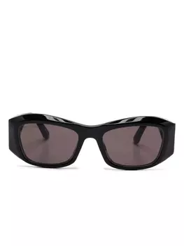 Balenciaga Eyewear солнцезащитные очки в квадратной оправе, черный