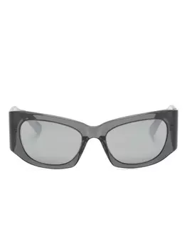 Balenciaga Eyewear солнцезащитные очки в оправе 'бабочка', черный