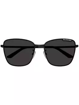 Balenciaga Eyewear солнцезащитные очки в оправе 'бабочка', черный