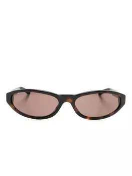 Balenciaga Eyewear солнцезащитные очки в оправе черепаховой расцветки, коричневый
