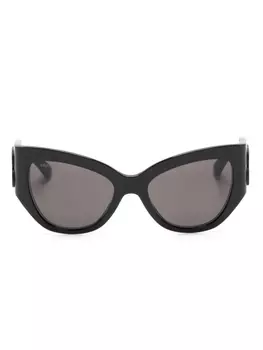 Balenciaga Eyewear солнцезащитные очки в оправе 'кошачий глаз', черный