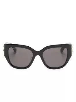 Balenciaga Eyewear солнцезащитные очки в оправе 'кошачий глаз', черный