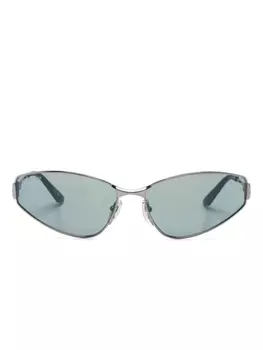 Balenciaga Eyewear солнцезащитные очки в оправе 'кошачий глаз', серый