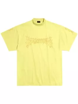 Balenciaga футболка Darkwave, желтый