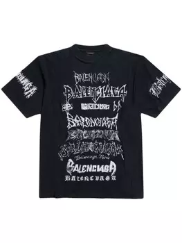 Balenciaga футболка DIY Metal, черный