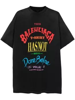 Balenciaga футболка Not Been Done, черный