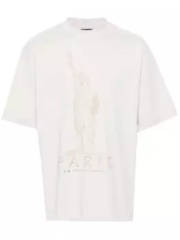 Balenciaga футболка Paris Liberty, белый