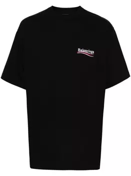 Balenciaga футболка Political, черный