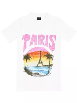 Balenciaga футболка с графичным принтом, белый