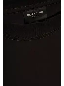 Balenciaga футболка с логотипом, черный