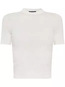 Balenciaga футболка с монограммой, белый