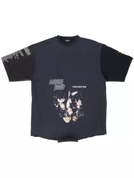 Balenciaga футболка с принтом Speed Hunter, черный