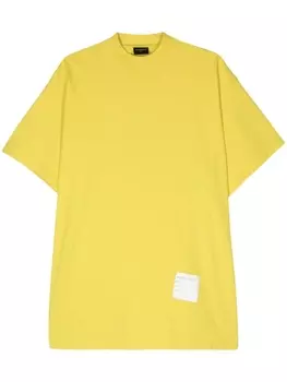 Balenciaga футболка Sample Sticker, желтый