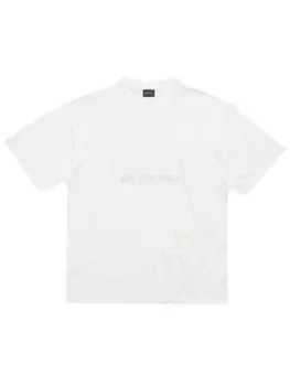 Balenciaga футболка Surfer с логотипом, белый