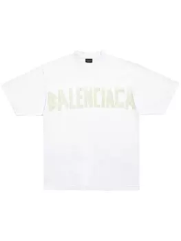 Balenciaga футболка Tape Type, белый