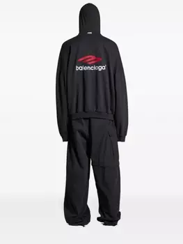 Balenciaga футболка Tape Type, черный