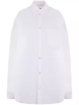 Balenciaga хлопковая рубашка, белый