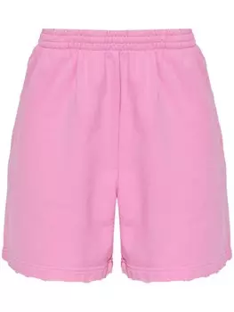 Balenciaga хлопковые шорты, розовый