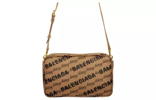 Balenciaga Холщовая сумка для фотоаппарата, сумка через плечо, мужская сумка цвета хаки