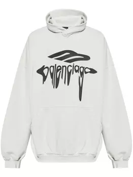 Balenciaga худи 3B Liquified, белый