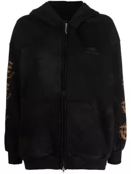 Balenciaga худи Heavy Metal на молнии, черный