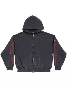 Balenciaga худи Offshore на молнии, черный