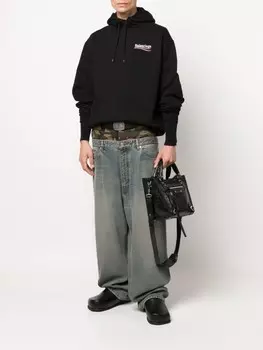 Balenciaga худи Political Campaign, черный
