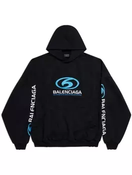 Balenciaga худи Surfer с логотипом, черный