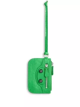 Balenciaga картхолдер Le Cagole, зеленый