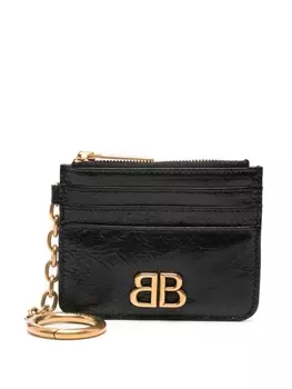 Balenciaga картхолдер Monaco, черный